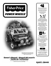 Fisher-Price POWER WHEELS BJH57 Manual Del Usuario