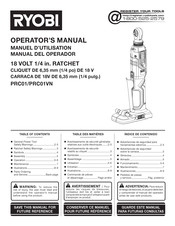 Ryobi PRC01 Manual Del Operador