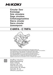 HIKOKI C 7MFA Instrucciones De Manejo