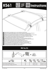 Yakima K561 Instrucciones De Montaje