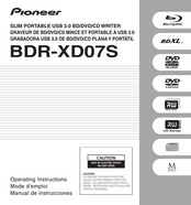 Pioneer BDR-XD07S Manual De Instrucciones