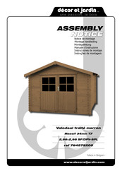 Décor et Jardin 78457SX00 Instrucciones De Montaje