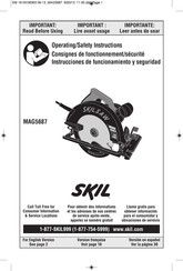 Skil MAG5687 Instrucciones De Funcionamiento Y Seguridad