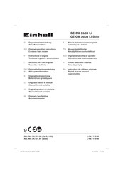EINHELL 34.131.91 Manual De Instrucciones Original