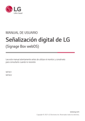 LG WP401 Manual De Usuario