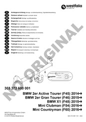 Westfalia 303 372 600 001 Instrucciones De Montaje Y De Servicio