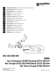 Westfalia 303 352 600 001 Instrucciones De Montaje