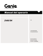 Terex Genie Z-60/34 Manual Del Operario