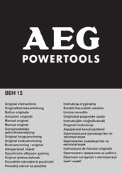 AEG BBH 12 Manual Original