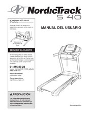 NordicTrack S 40 Manual Del Usuario