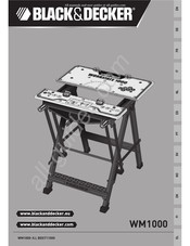 Black and Decker WORKMATE WM1000 Manual De Instrucciones