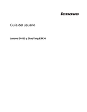 Lenovo E4430 Guia Del Usuario