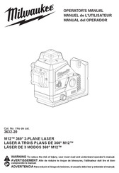 Milwaukee 3632-20 Manual Del Operador