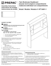 Prepac HFT-0401-1 Instrucciones De Armado