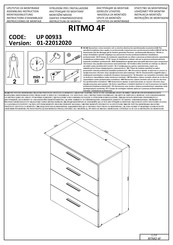 Forma Ideale RITMO 4F UP 00933 Instrucciones De Montaje