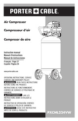 Porter Cable PXCML224VW Manual De Instrucciones