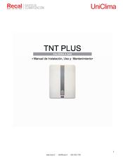 UniClima TNT PLUS 250 Manual De Instalación, Uso Y Mantenimento