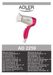 Adler europe AD 2259 Manual De Uso