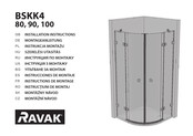 RAVAK BSKK4 90 Instrucciones De Montaje