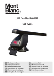 Mont Blanc MB RoofBar CLASSIC CFK38 Instrucciones De Montaje