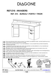 Diagone INVADERS E15 Instrucciones De Montaje