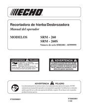 Echo SRM-260S Manual Del Operador