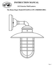 HAMPTON BAY DYX1691A Manual De Instrucciones