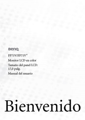 BenQ FP71V Manual Del Usuario