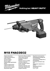 Milwaukee M18 FHACOD32 Manual Original