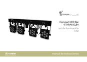 thomann Stairville Compact LED-Bar 4 TriPAR CLB4 Manual De Instrucciones