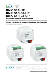 elsner elektronik KNX S1R-B4-UP DES Datos Técnicos E Instrucciones De Instalación