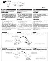 JVC KV-RA2 Manual De Instalación/Conexion