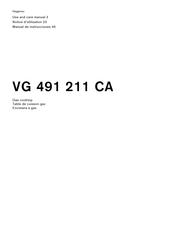 Gaggenau VG 425 211 CA Manual De Instrucciones