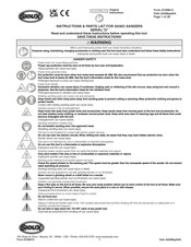 SIOUX SAS03 Instrucciones Y Lista De Partes