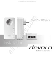 Devolo dLAN 650 triple+ Manual Del Usuario