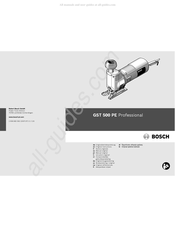 Bosch Professional GST 500 PE Manual Original