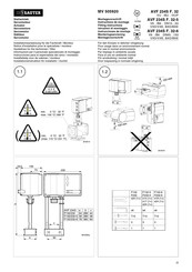 sauter AVF 234S F132 Instrucciones De Montaje