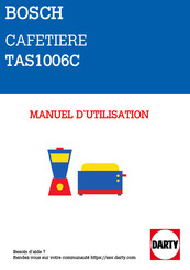 Bosch Tassimo Happy TAS1006 Instrucciones De Uso