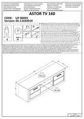 Forma Ideale ASTOR TV 160 Instrucciones De Montaje