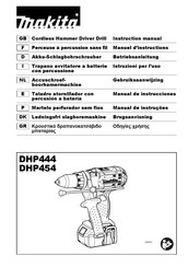 Makita DHP454 Manual De Instrucciones