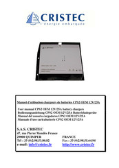 Cristec CPS2 OEM 12V/25A Manual Del Usuario