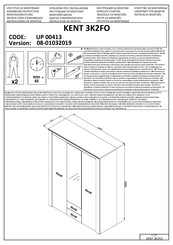 Forma Ideale KENT 3K2FO Instrucciones De Montaje