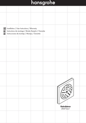 Hansgrohe Raindance 28472 1 Serie Instrucciones De Montaje / Manejo / Garantía