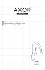 Hansgrohe Axor Citterio 39835 1 Serie Instrucciones De Montaje / Manejo / Garantía