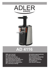 Adler europe AD 4116 Manual De Uso