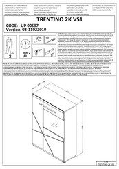 Forma Ideale TRENTINO 2K VS1 Instrucciones De Montaje