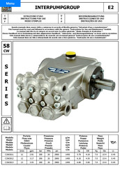 Interpump Group C2W2012 Instrucciones De Uso