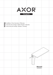 Hansgrohe AXOR Massaud 18020001 Instrucciones De Montaje / Manejo / Garantía