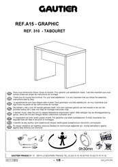 Gautier PHOENIX 310 Instrucciones De Montaje