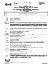 SIOUX SAG03S12 Instrucciones Y Lista De Piezas